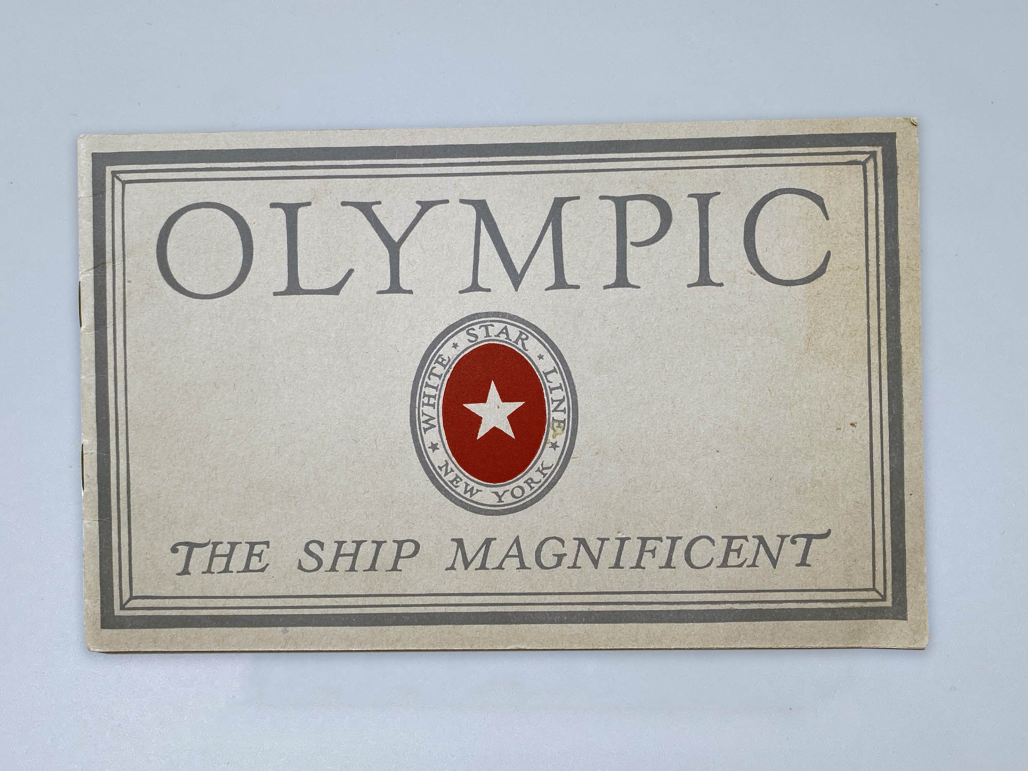 Olympic Ship Magnificant Brochure