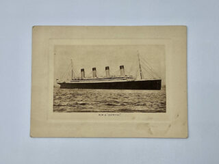 RMS Olympic Abstract of Log Front