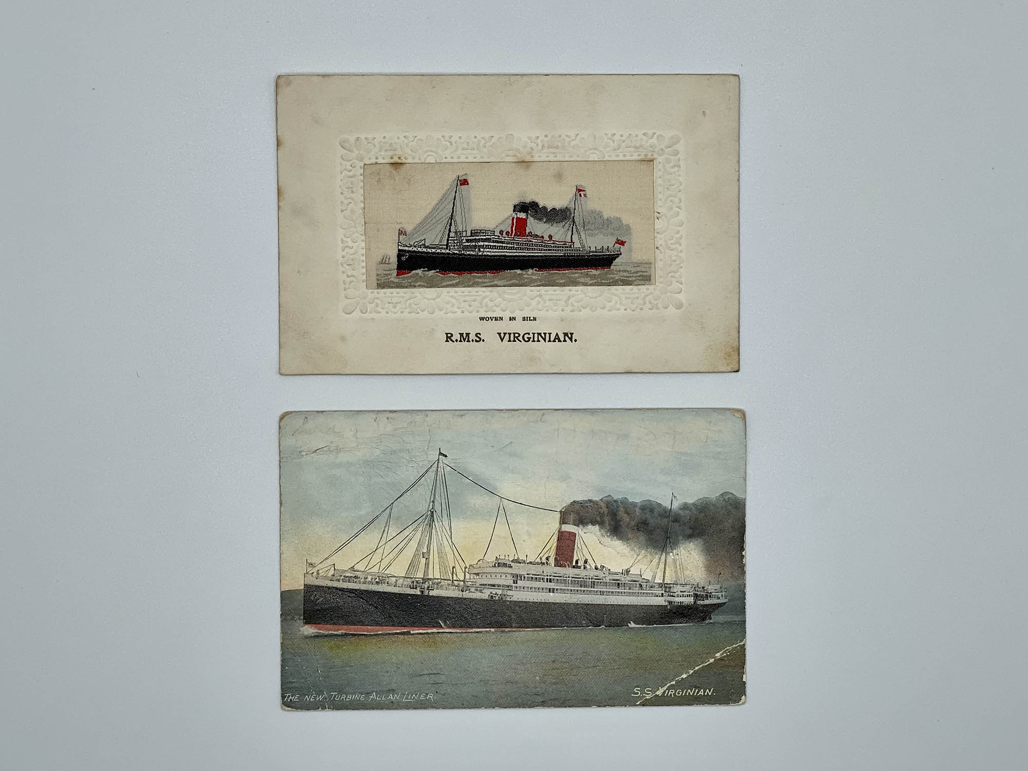 RMS Virginian Postcards