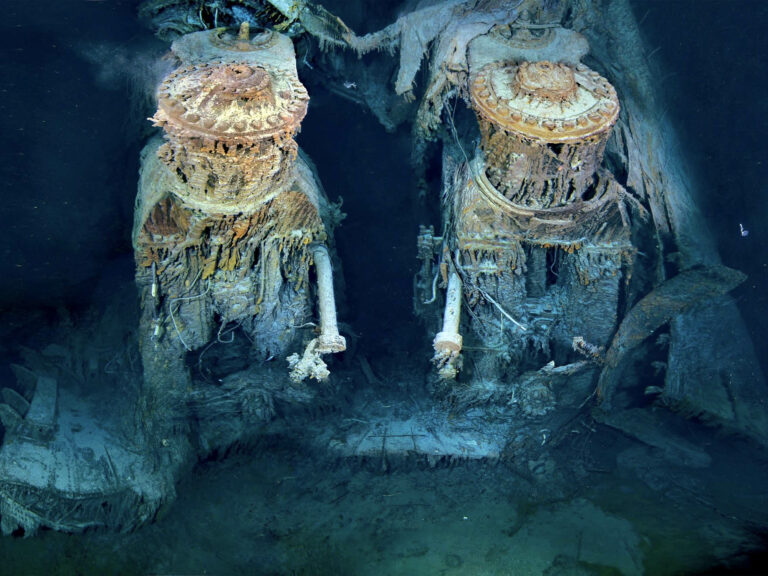 Titanic Engines Seabed Wreck