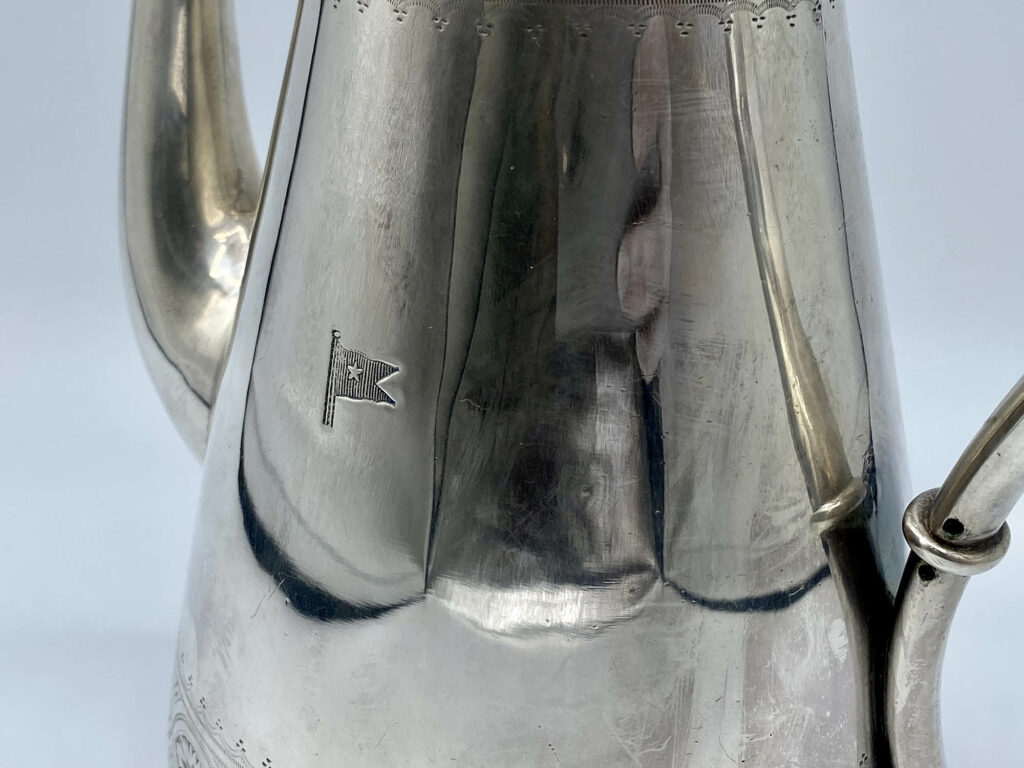 White Star Line First Class Coffee Pot Close Up