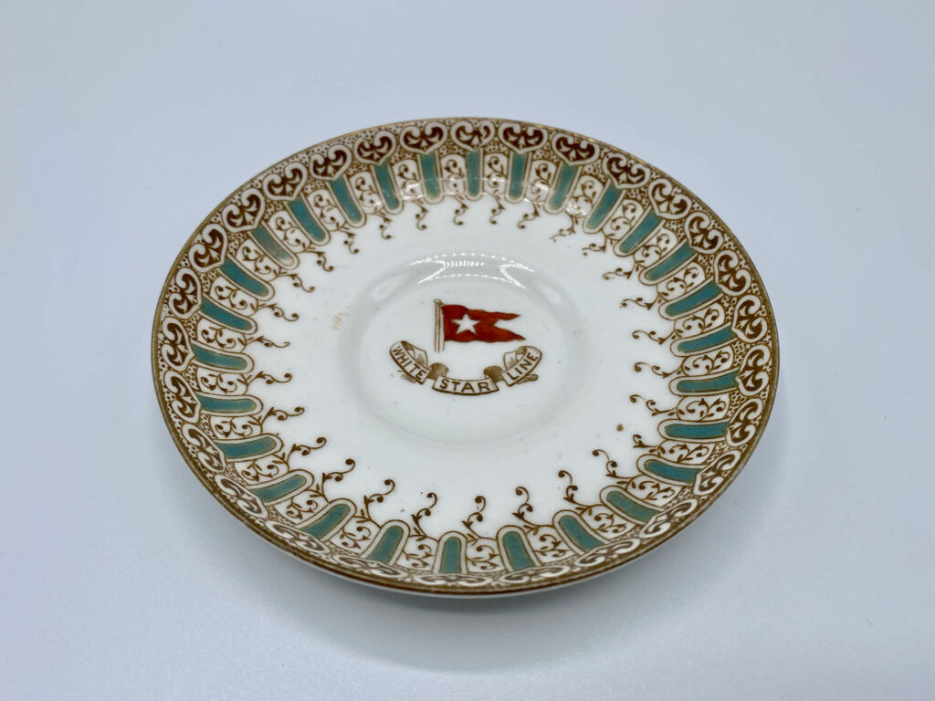 White Star Line Wisteria Pattern Coffee Saucer